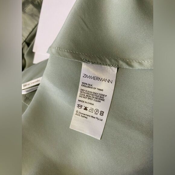 Zimmermann Silk Wrap V-Neck Minidress size 3/US size 10 - Picture 12 of 12